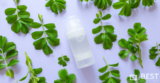 green leaves surrounding clear lube bottle fertility lube best fertility now article