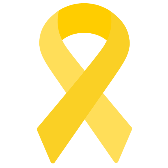 yellow endometriosis ribbon