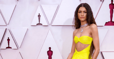 Zendaya attends the 93rd Annual Academy Awards the ocsars 2021 Photo by Chris Pizzello-Pool/Getty Images
