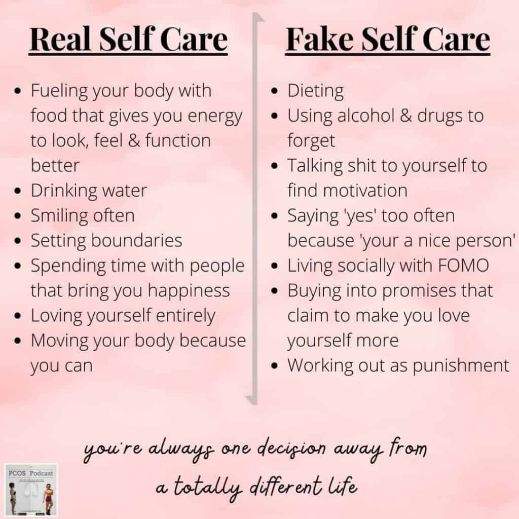 pcos selfcare story