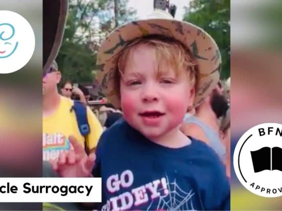 Fred - son of Brett Griffin Young, the Head of International Client Services for the American agency ‘Circle Surrogacy’.