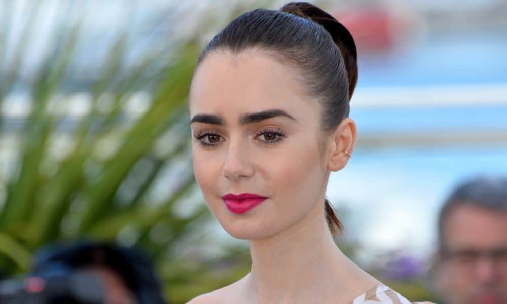 Actor Lily Collins who plays Emily Cooper in Emily in Paris