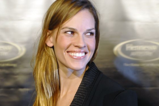 Hilary Swank Close Up