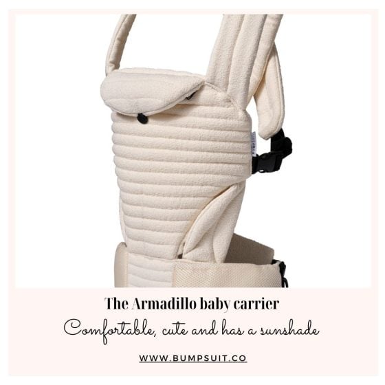 Armadillo baby carrier