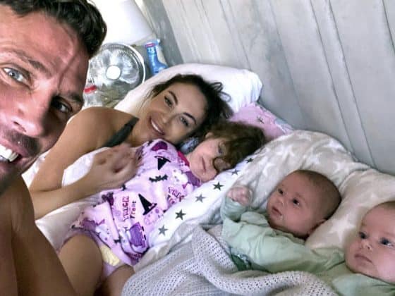 nikki & alex reid twins and daughter