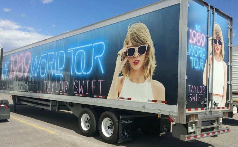 Taylor Swift tour bus
