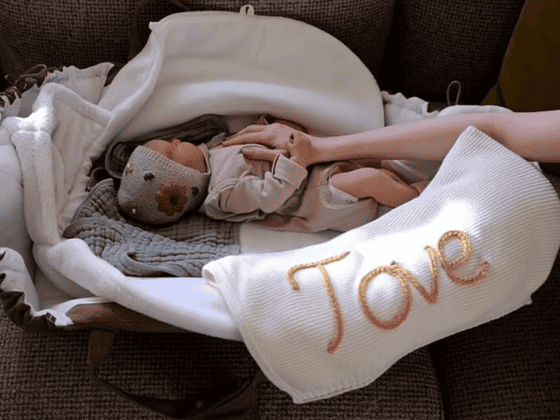 Tove Lily Collins baby 2025